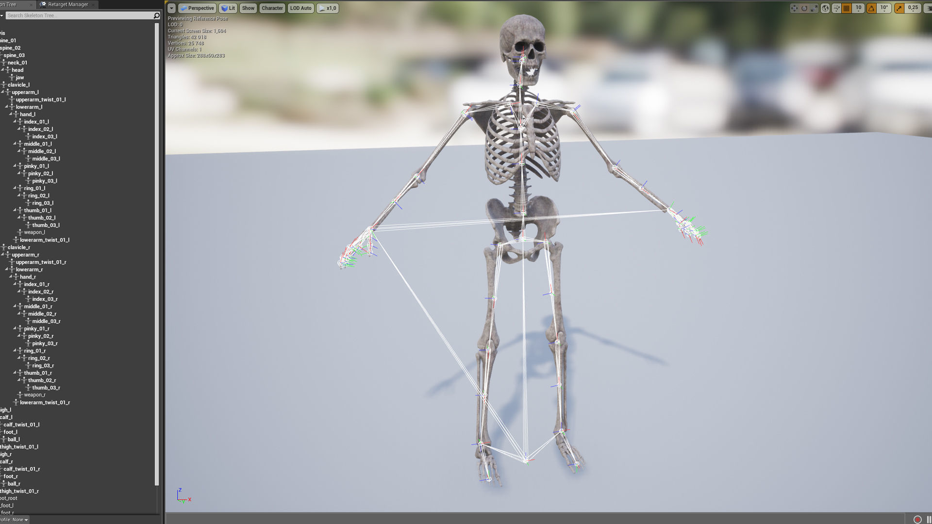 Skeleton Warrior - Game Ready Low-poly 3D model_19