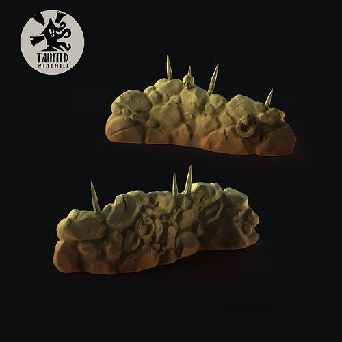 Desert Village Clay Fences Free 3D print model