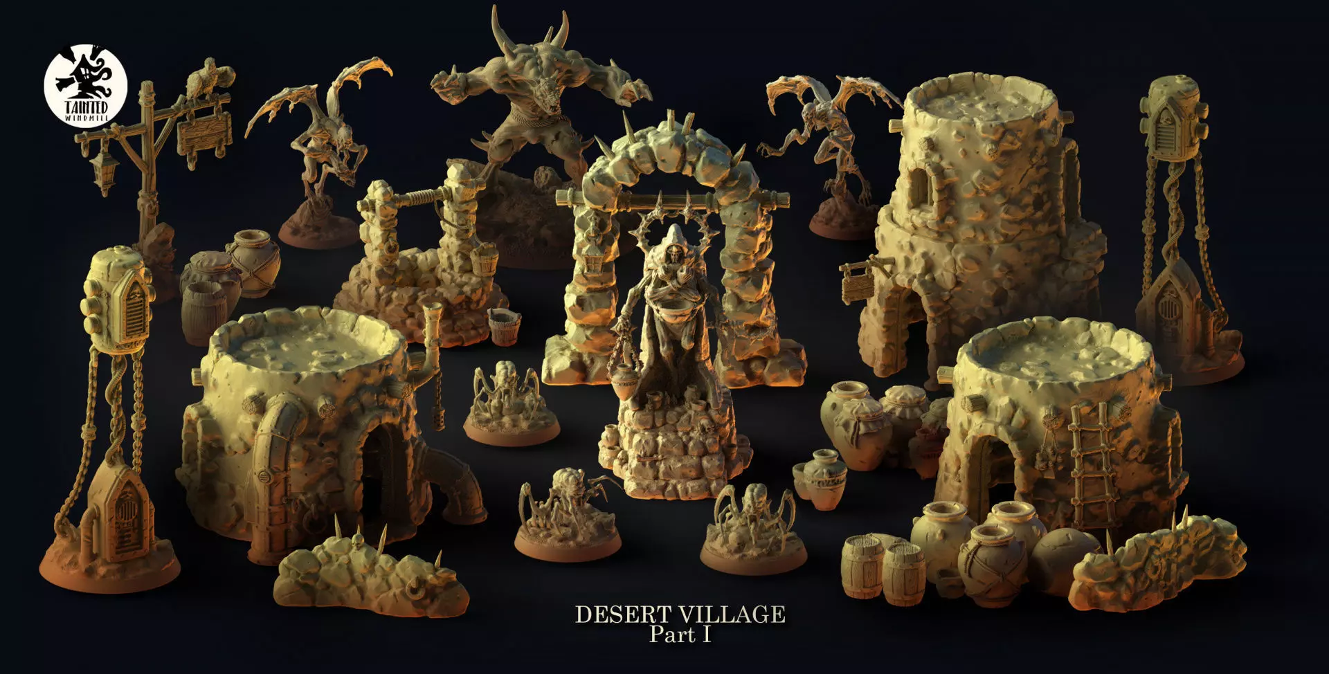 Desert Village Adventure Set Part I 3D print model