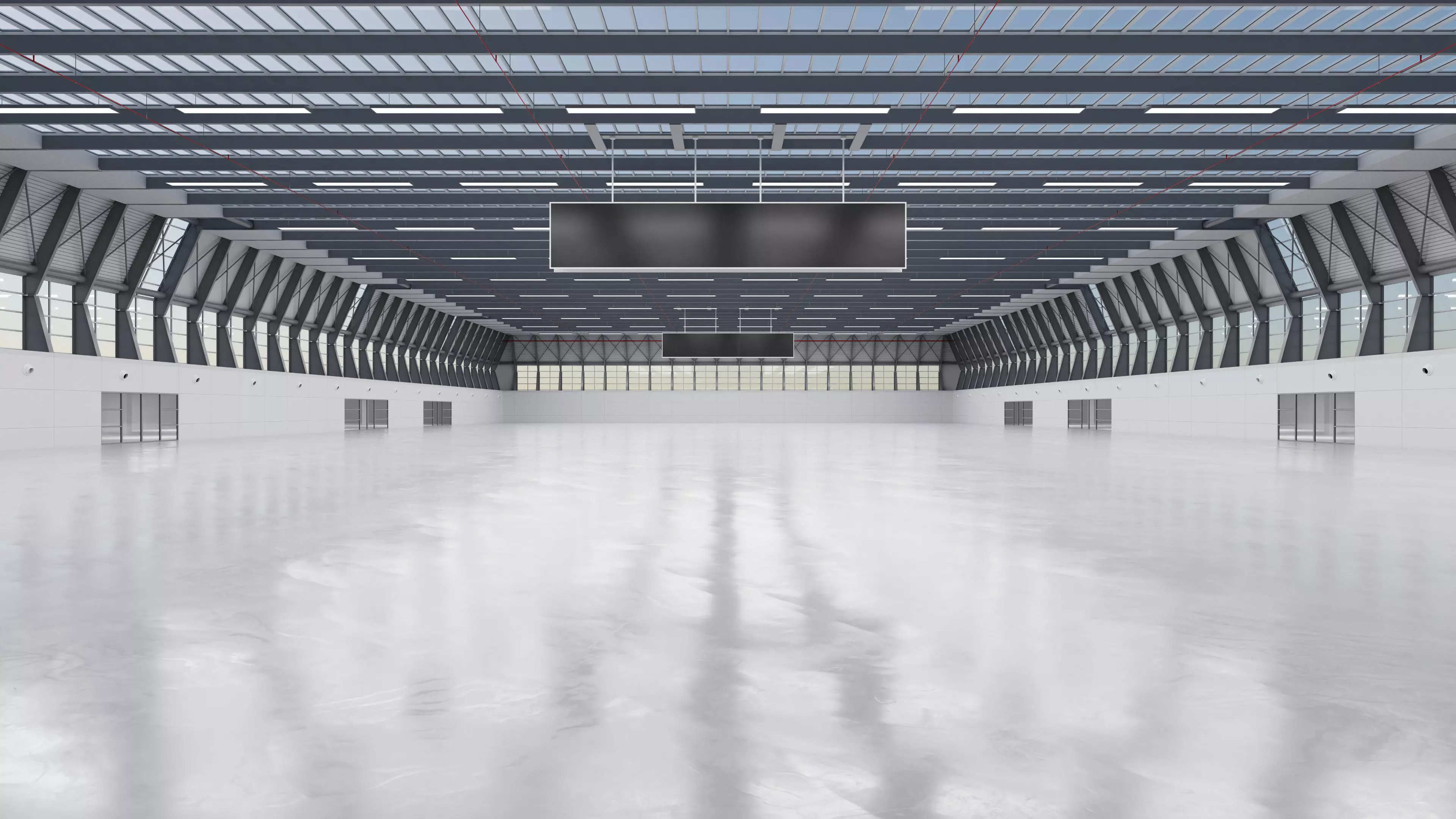 3D model Exhibition Hall Interior 4 VR / AR / low-poly | CGTrader