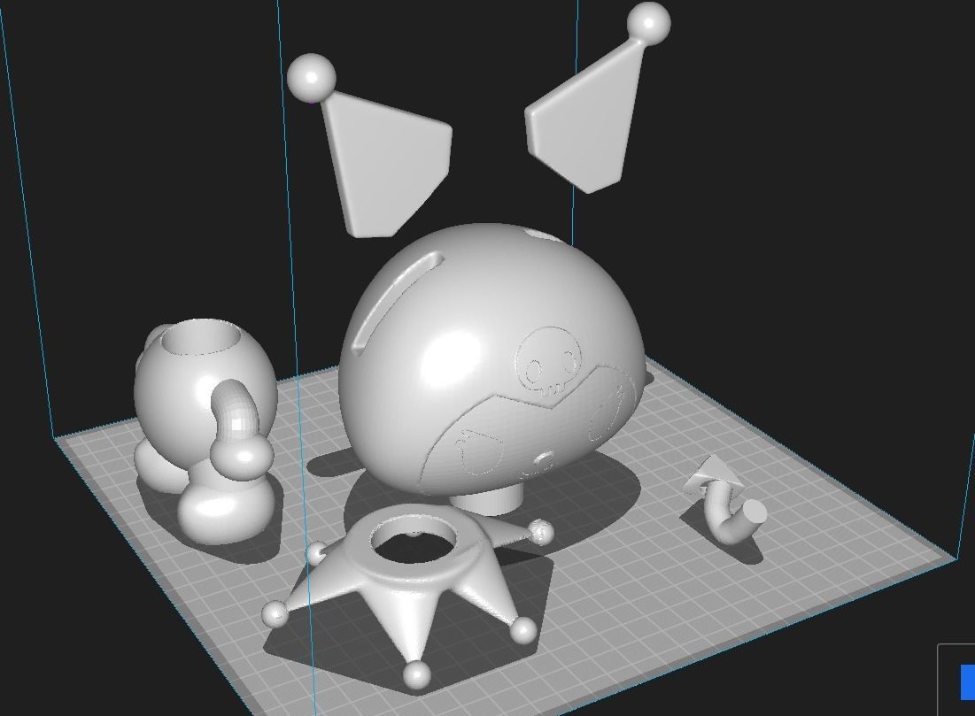 Kuromi from MyMelody 3D print ready 3D print model_6