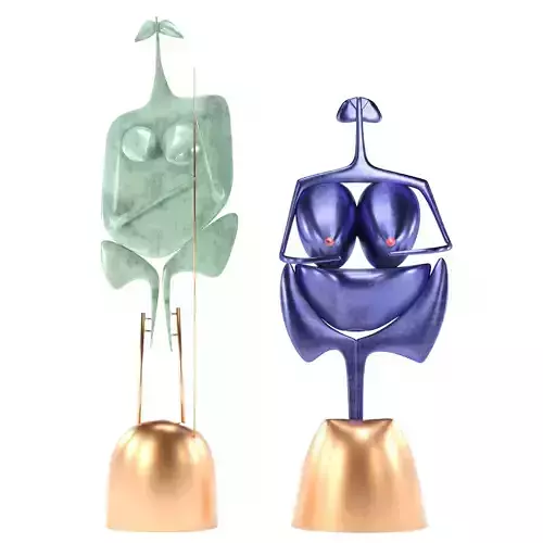 Grande Echassiere and Coralie Free 3D model