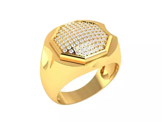 Engagement Wedding Ring 3D print model
