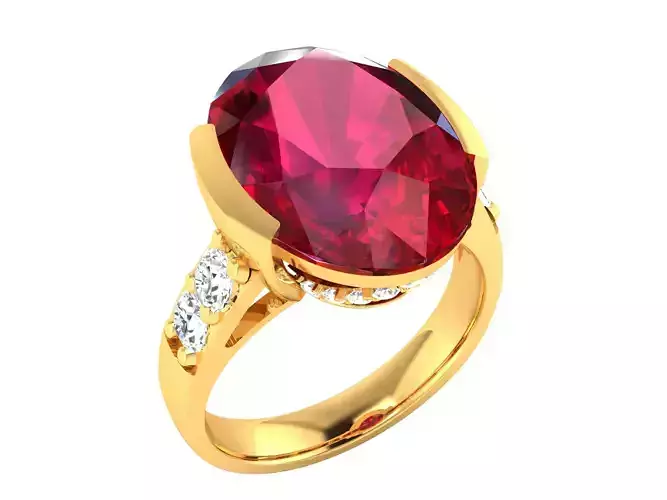 Women Wedding Oval Ring