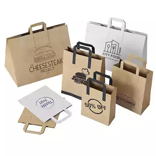 Paper bag 5 3D model