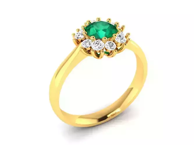 Women Solitaire Engagement Wedding Ring