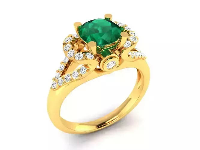 Women Solitaire Engagement Wedding Ring