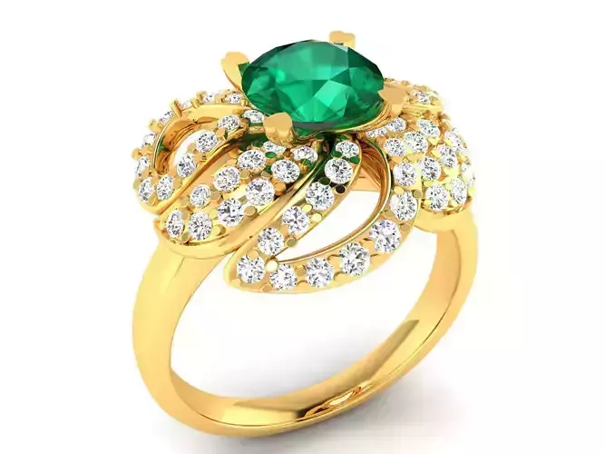 Women Solitaire Engagement Wedding Ring