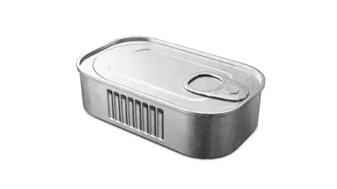 Sardine Can Low-poly 3D model