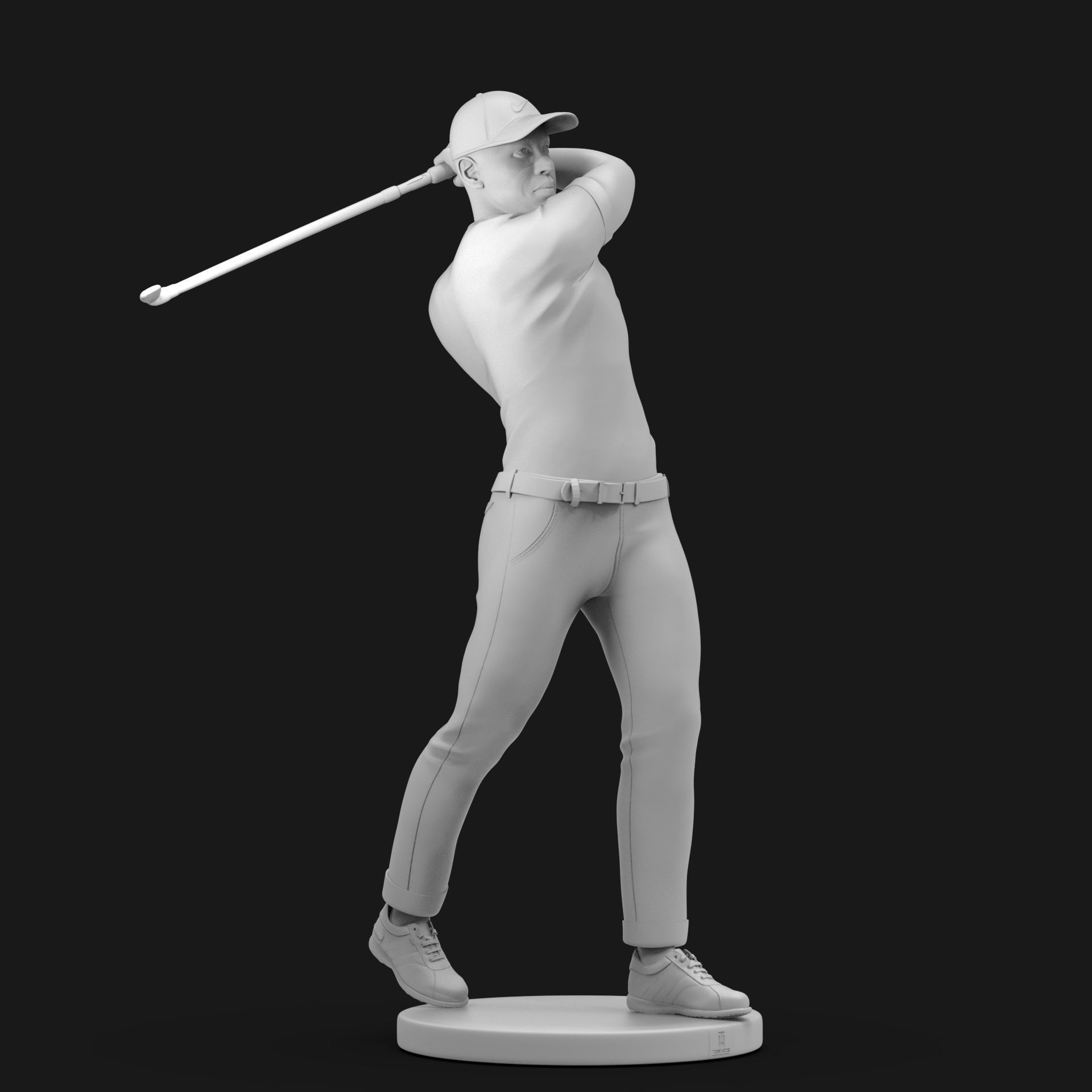 Tiger Wood 3D Printable 1 3D print model_23