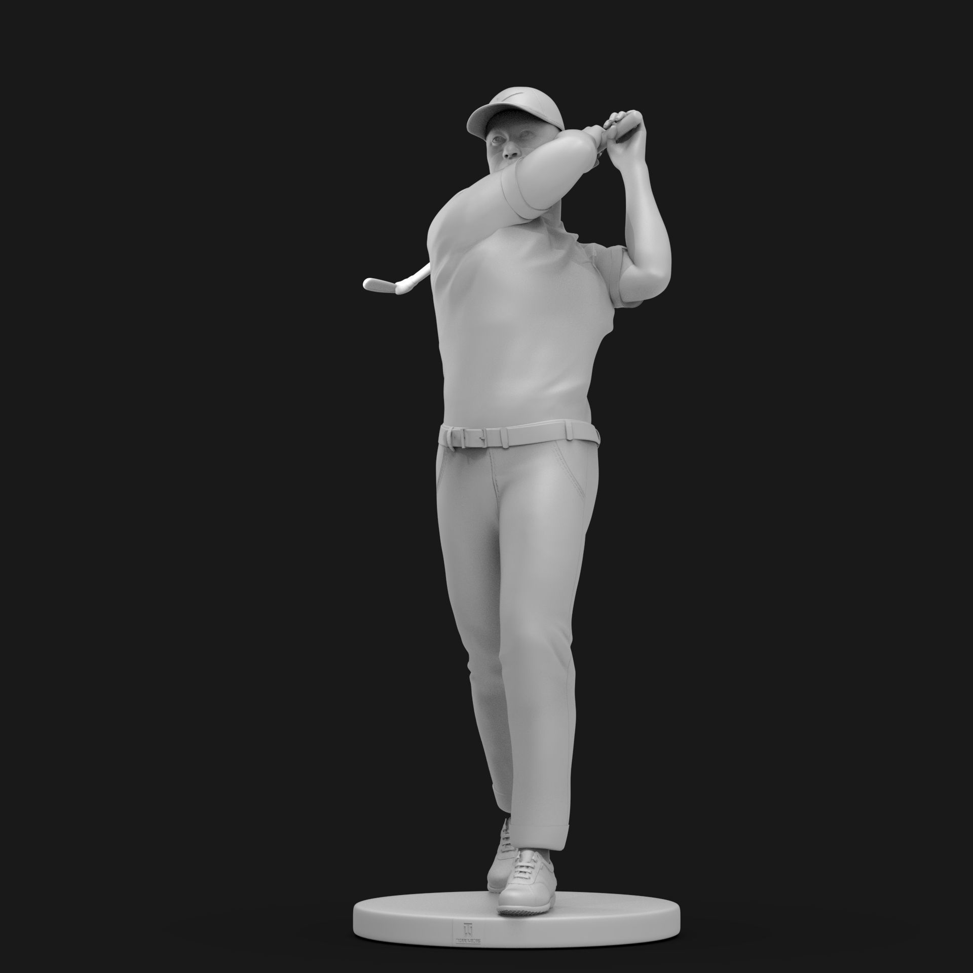 Tiger Wood 3D Printable 1 3D print model_24
