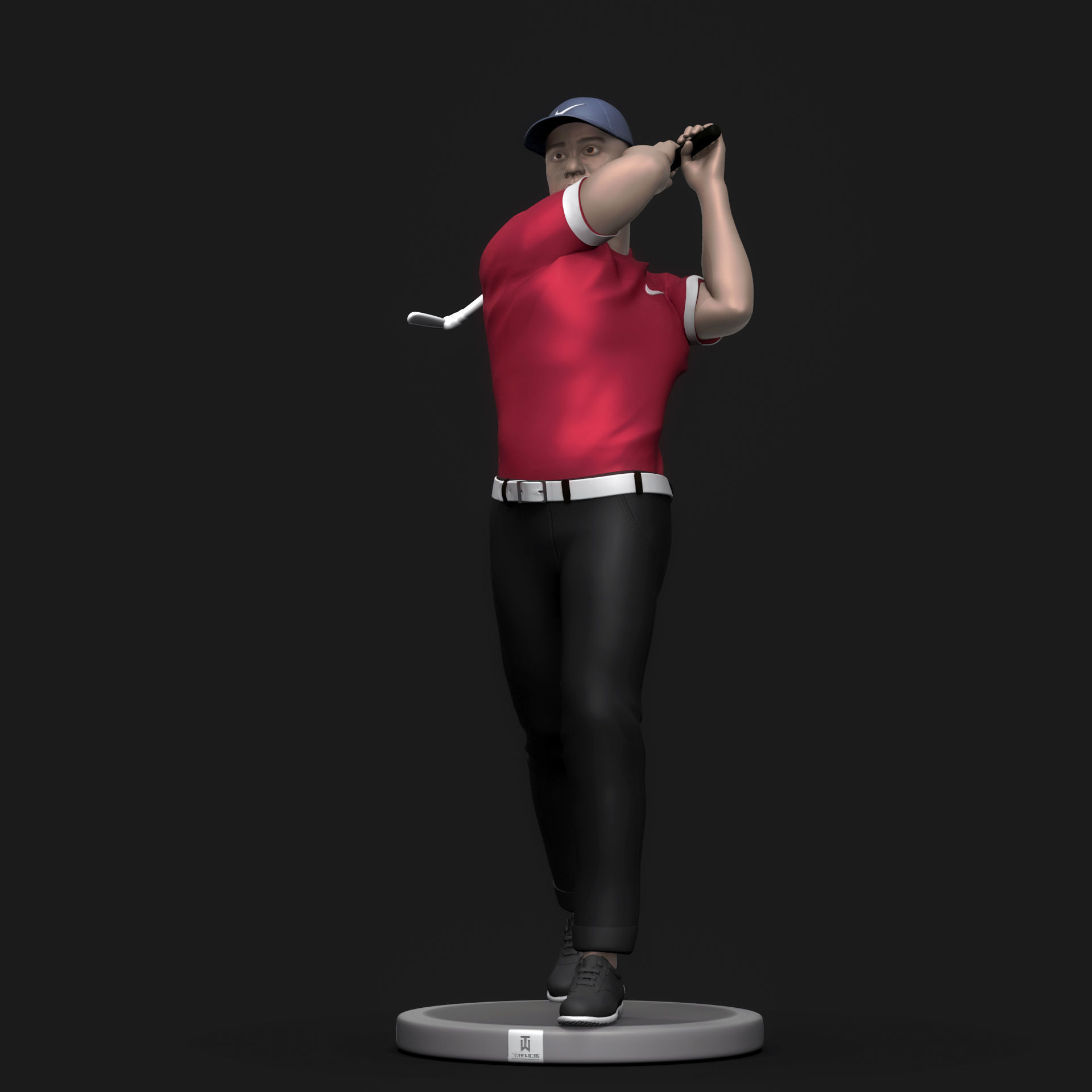 Tiger Wood 3D Printable 1 3D print model_11