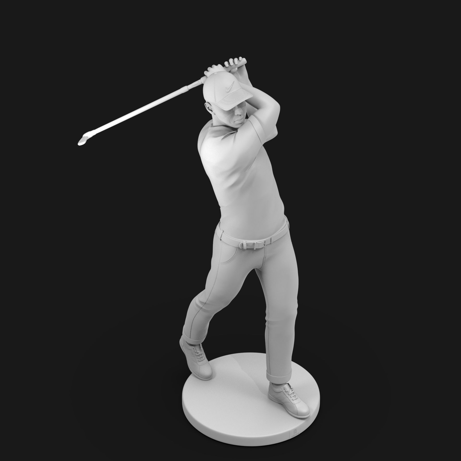 Tiger Wood 3D Printable 1 3D print model_26