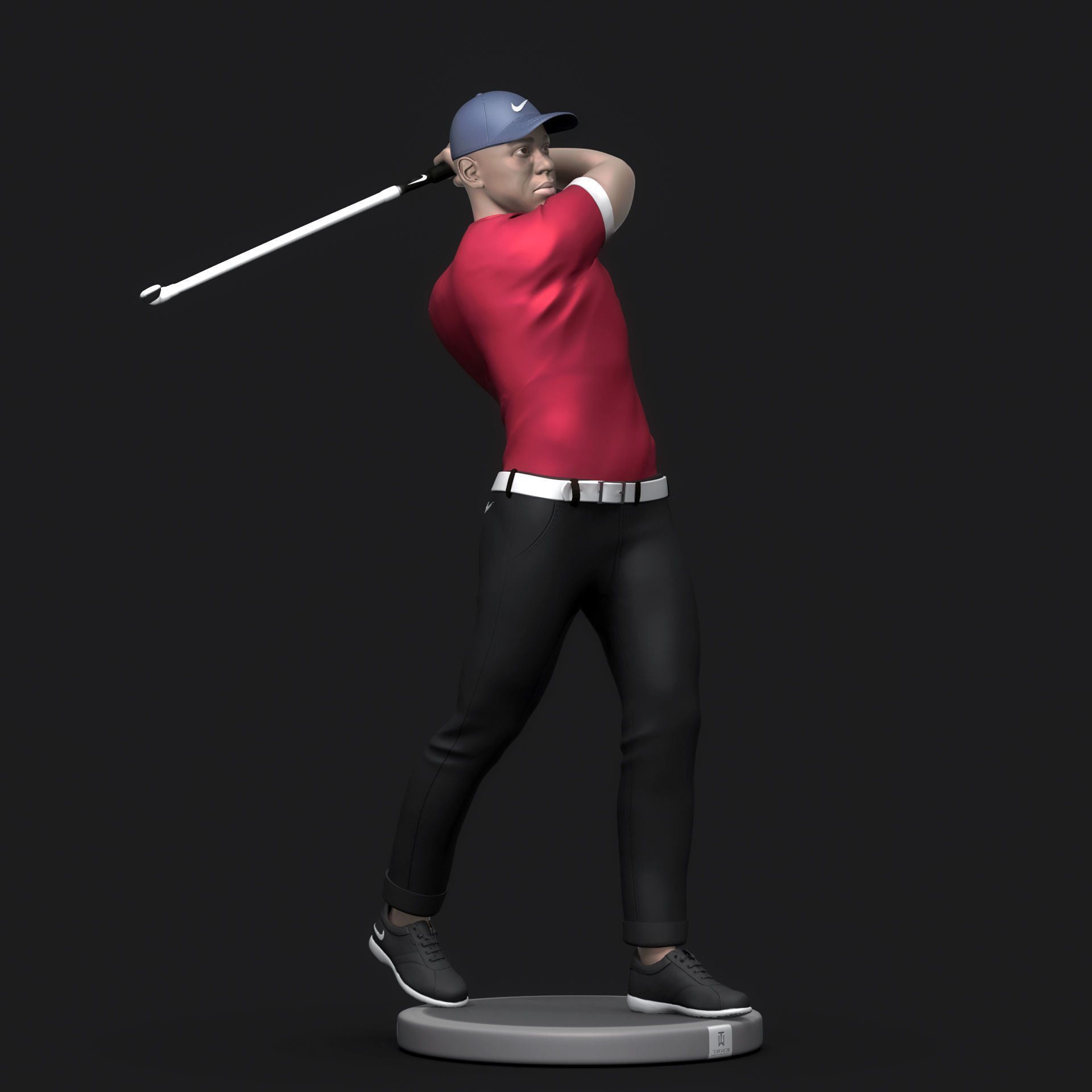 Tiger Wood 3D Printable 1 3D print model_10
