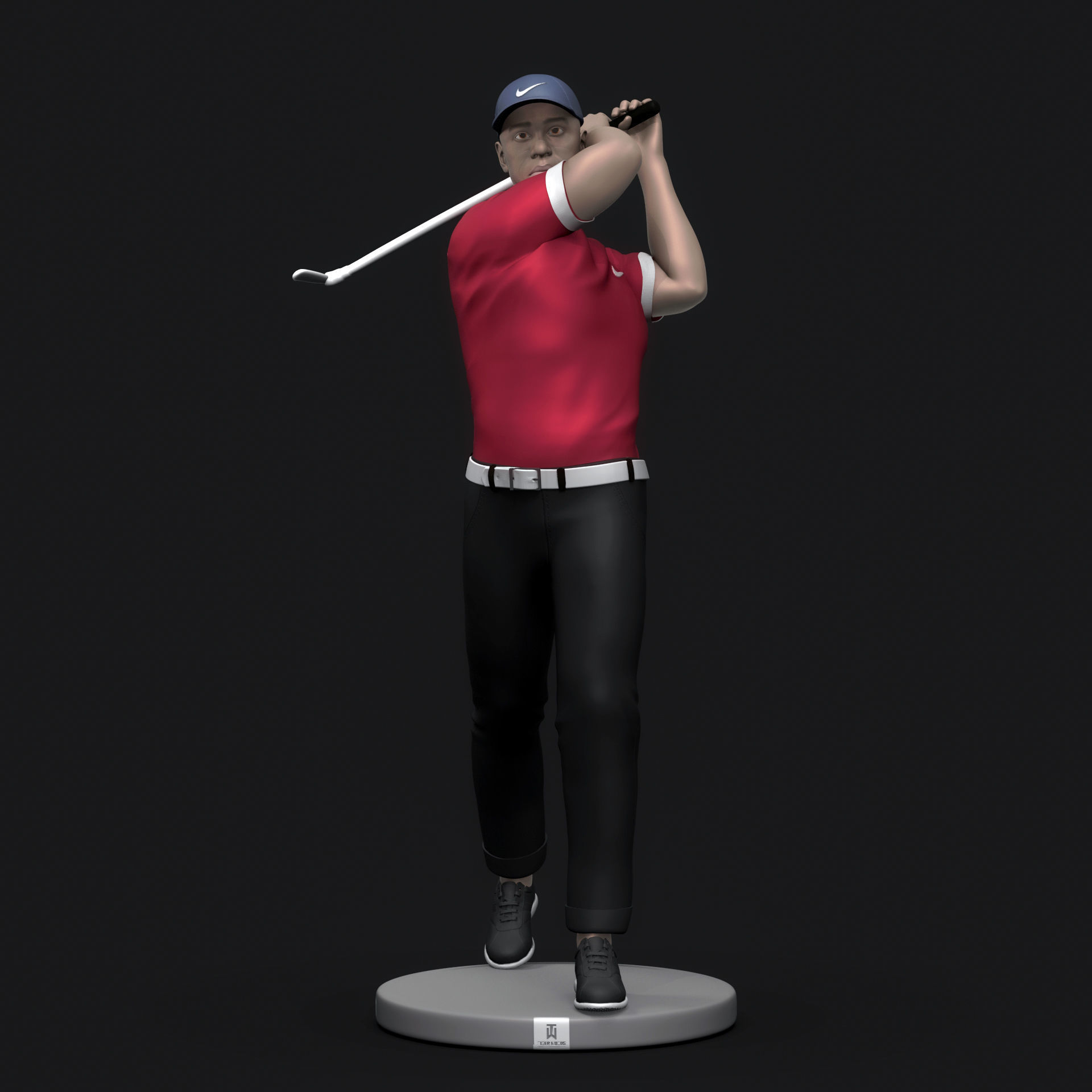 Tiger Wood 3D Printable 1 3D print model_5