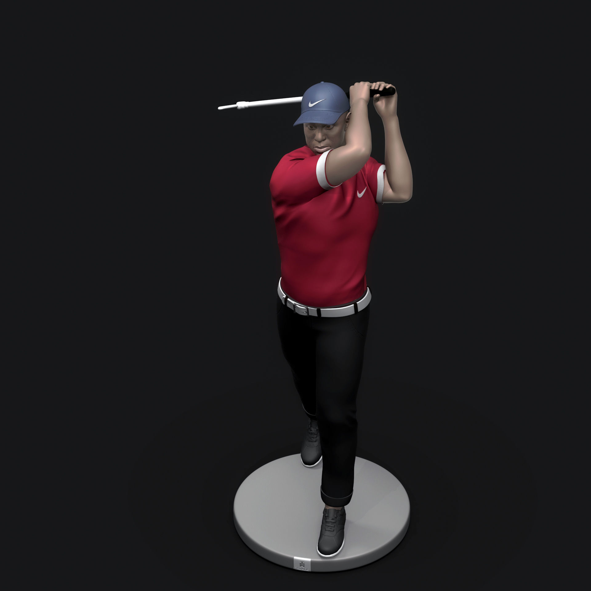Tiger Wood 3D Printable 1 3D print model_14