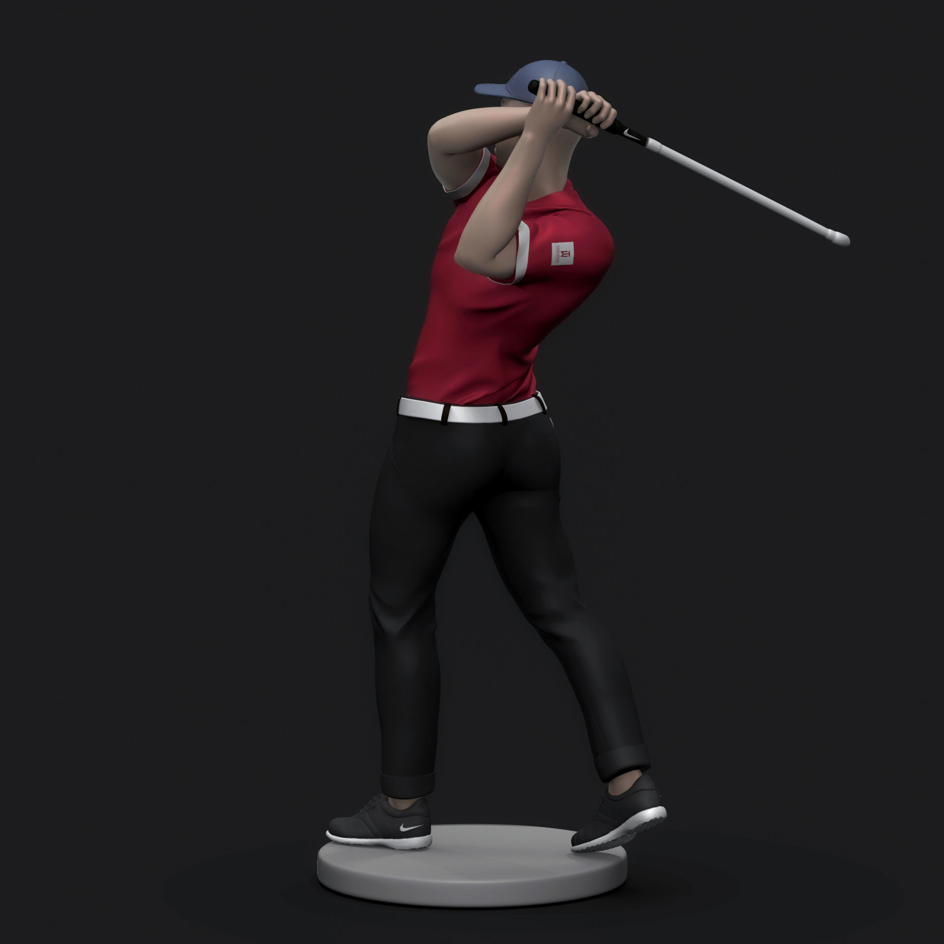 Tiger Wood 3D Printable 1 3D print model_7
