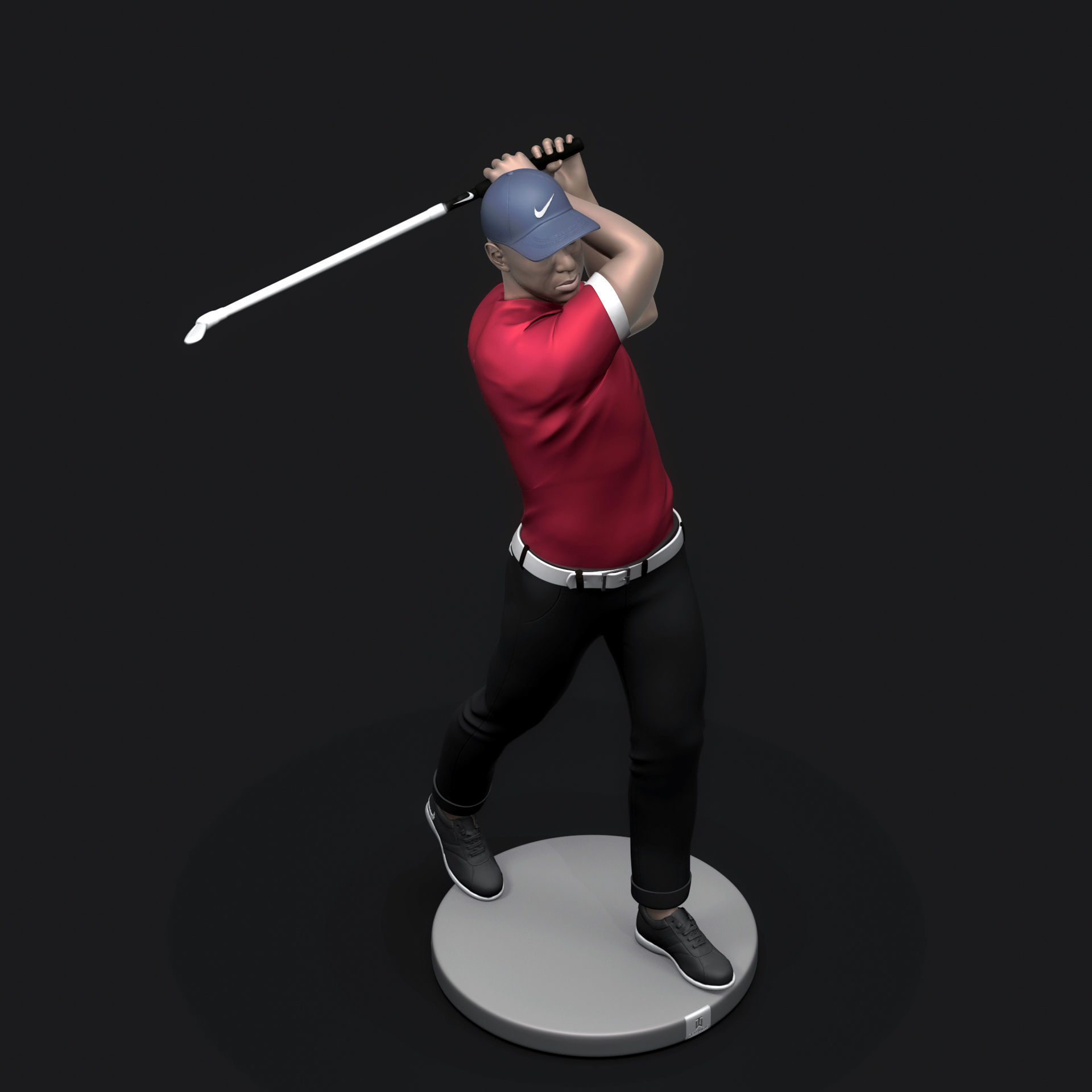 Tiger Wood 3D Printable 1 3D print model_13