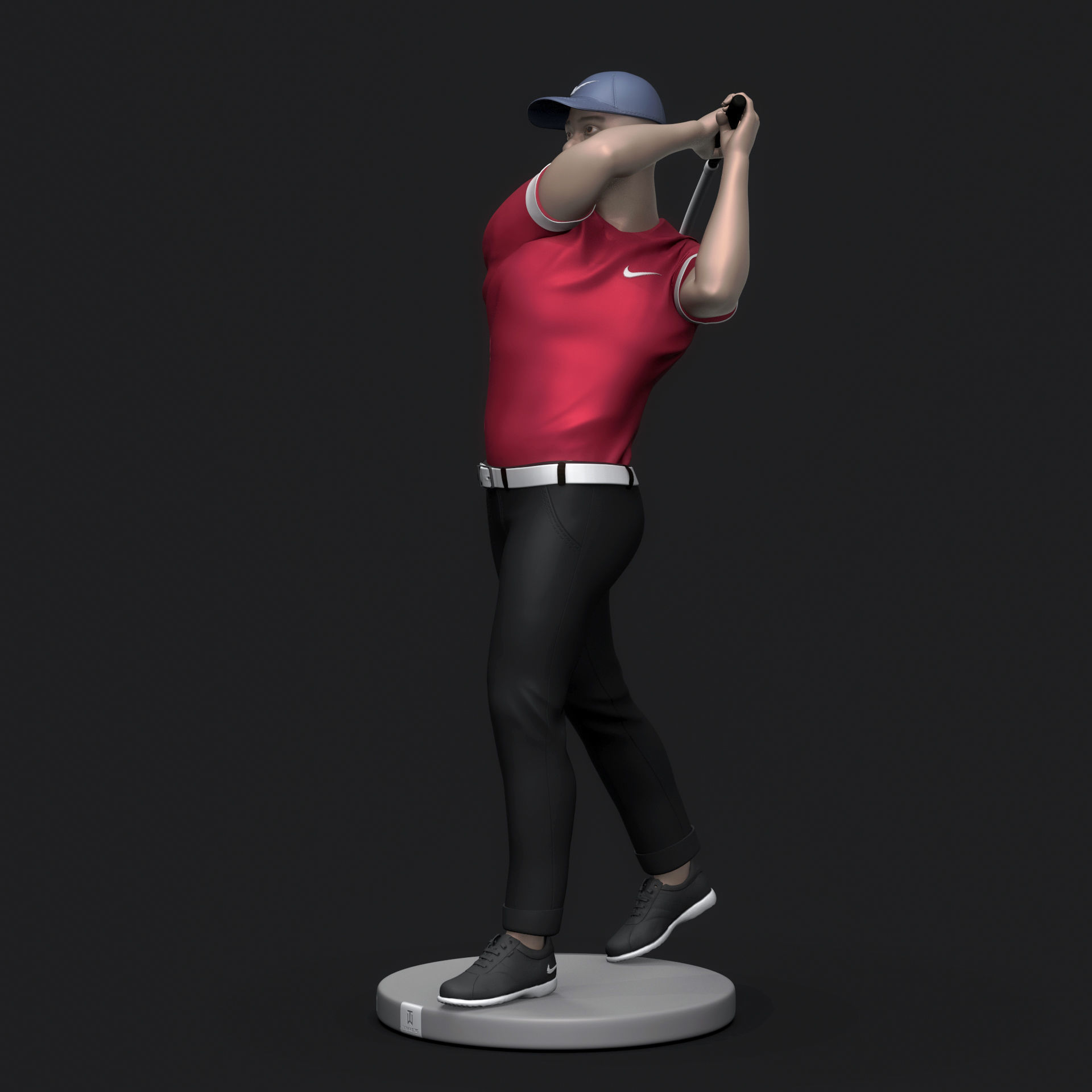 Tiger Wood 3D Printable 1 3D print model_6