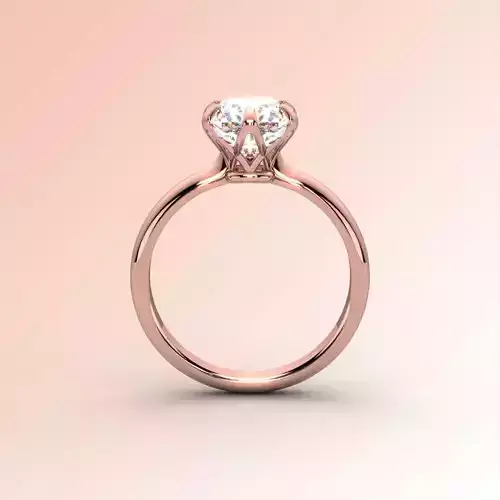 6-Prongs Solitaire ring