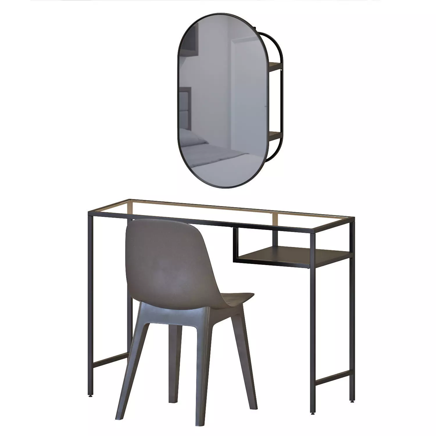 VITTSJO Dressing Table 3D model_0