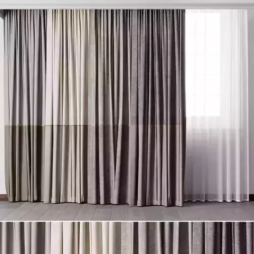 hadi curtain 66 3D model