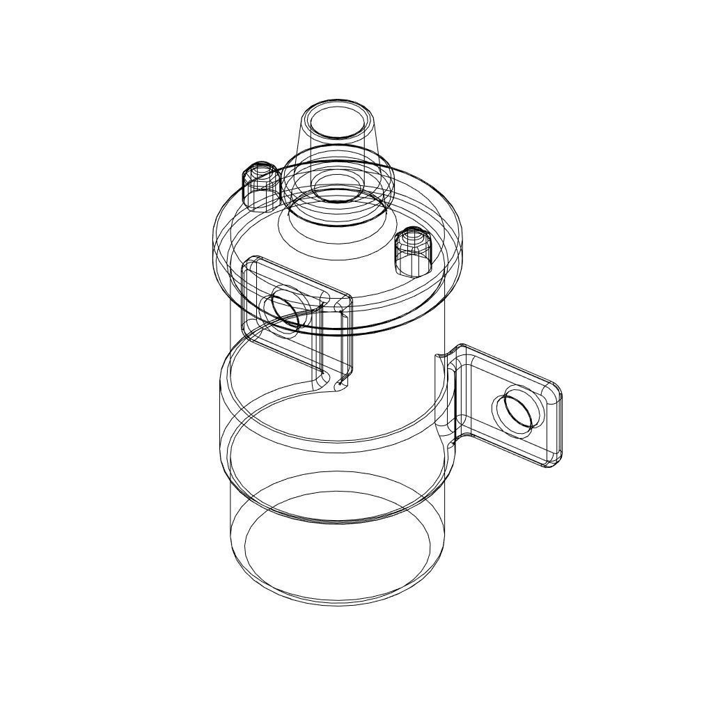 Ignition coil 1-25 scale Hi-poly 3D print model_5