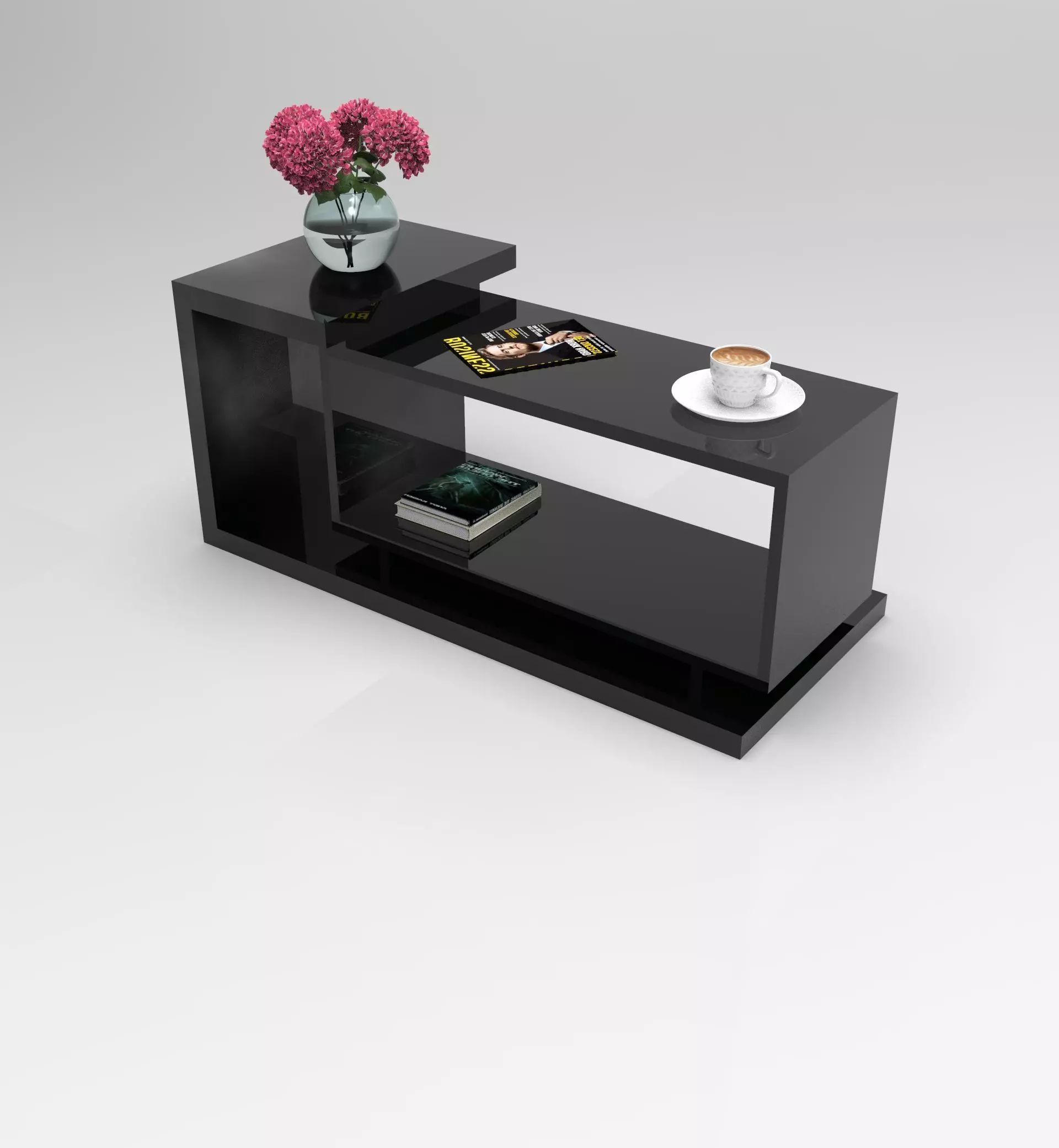 Modern Coffee Table Low-poly 3D model