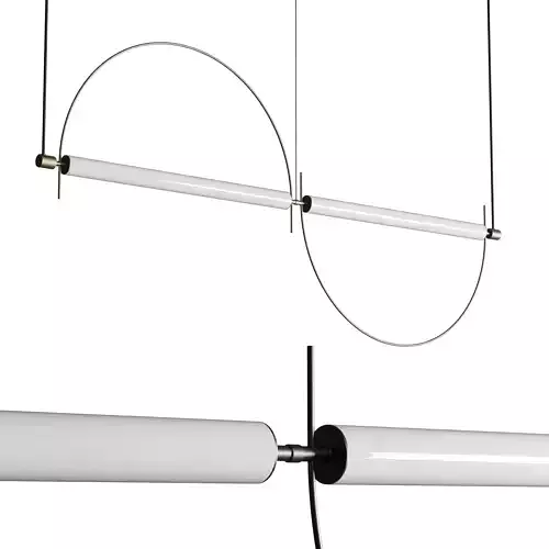 LED PENDANT LAMP ARC gold and black