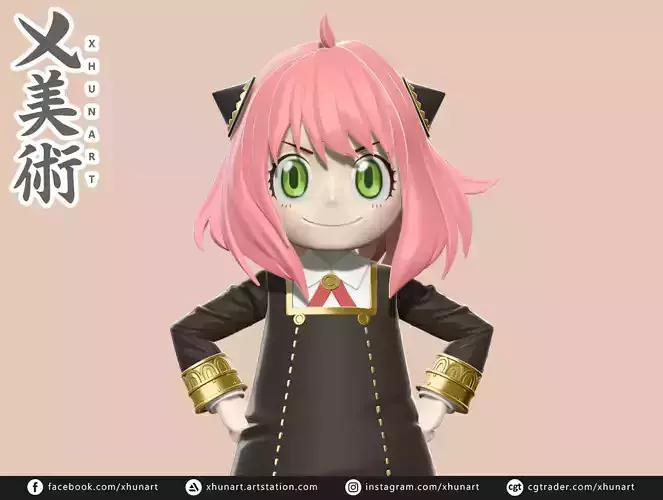 Spy X Family - Anya Forger 3D print model
