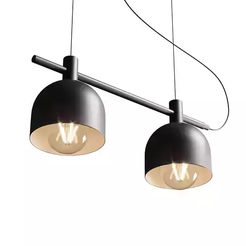 EULUNA Hanging lamp Nanu made of metal light gray