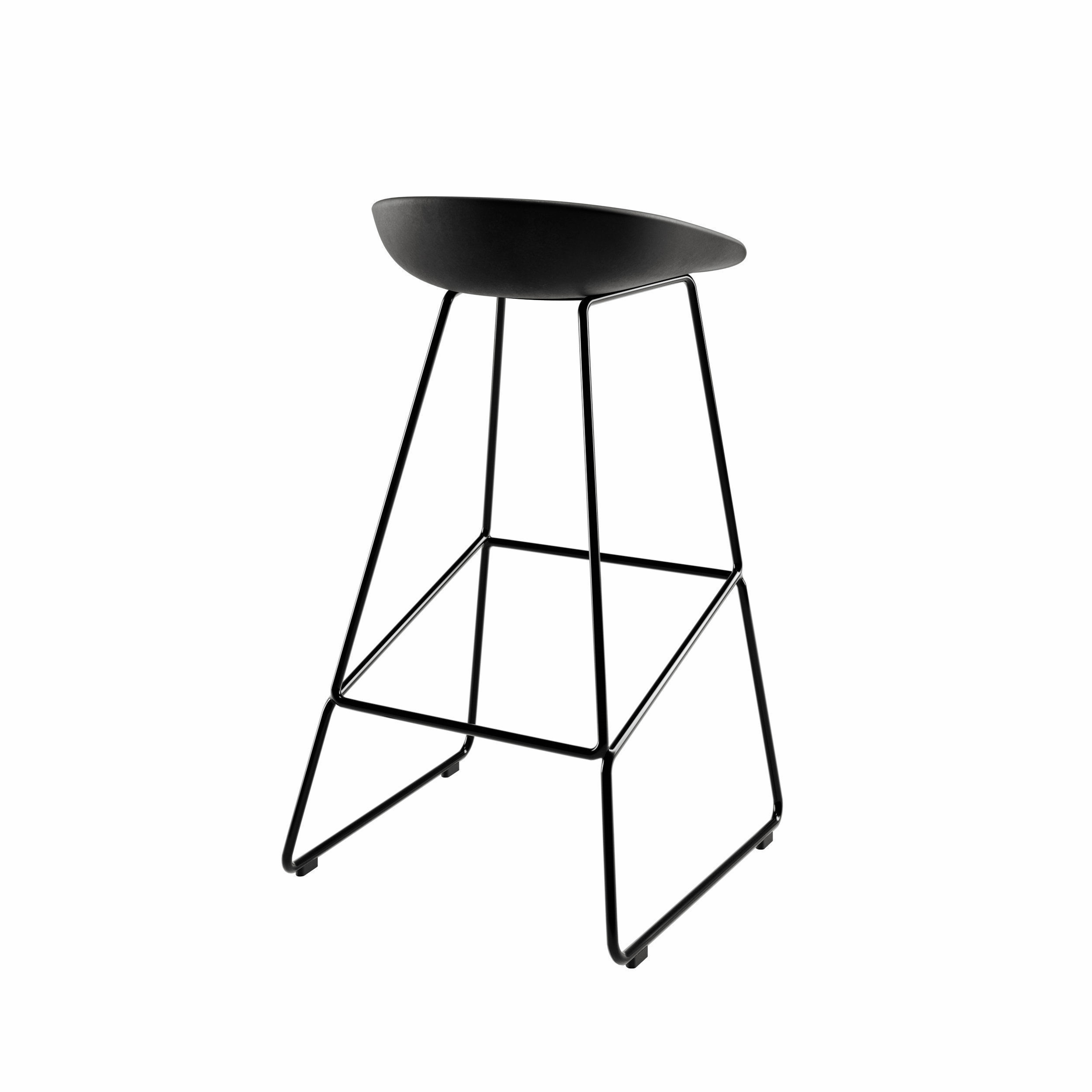 about a stool AAS38 85cm by HAY 3D model_1