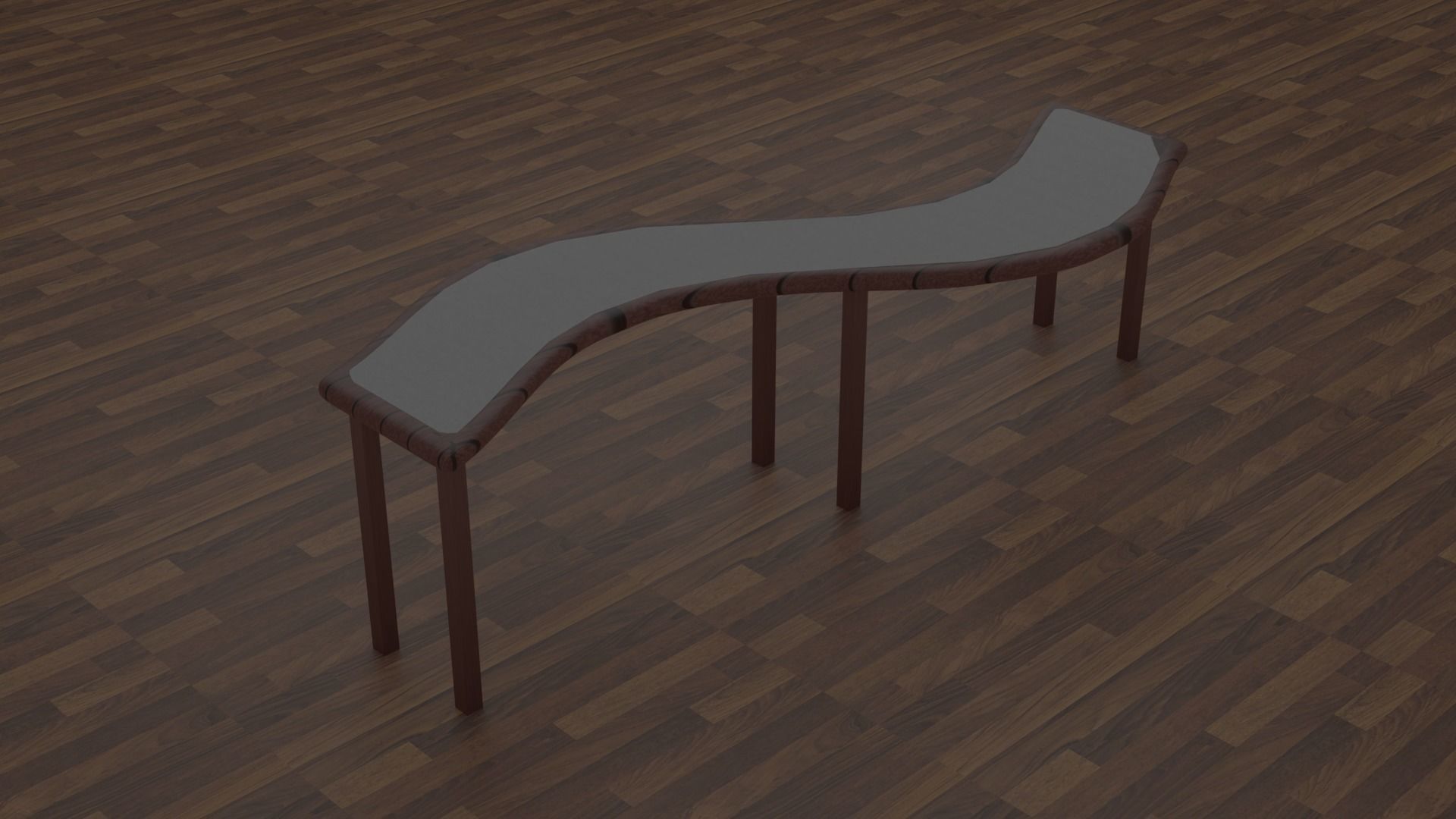 Blender 3d Modelling Rendering of Dining Table 3D model_8