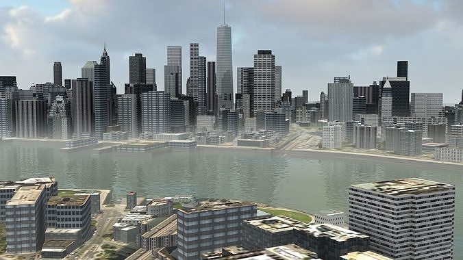 Manhattan NYC 3D model 7