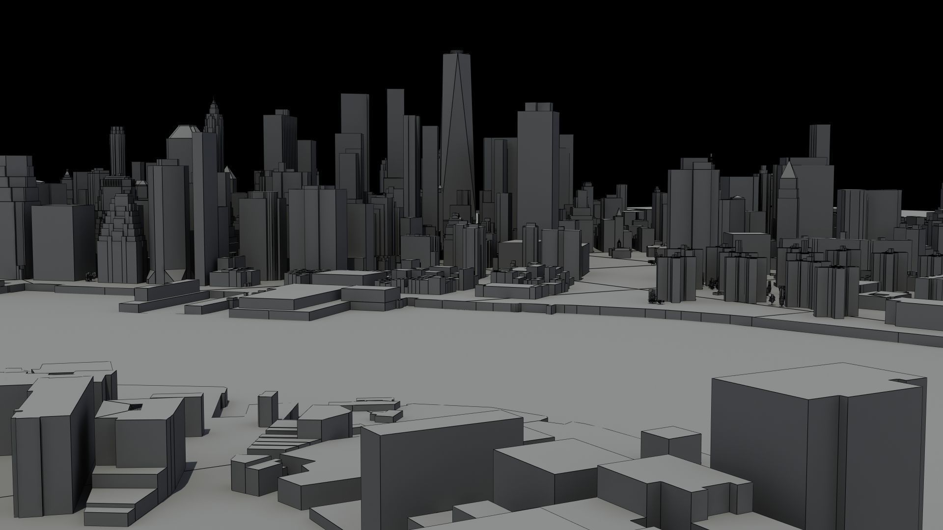 Manhattan NYC 3D model_25
