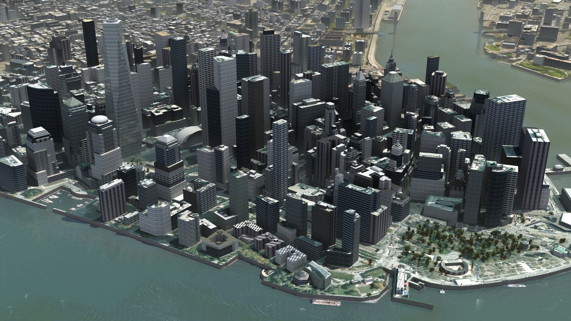 Manhattan NYC 3D model_5