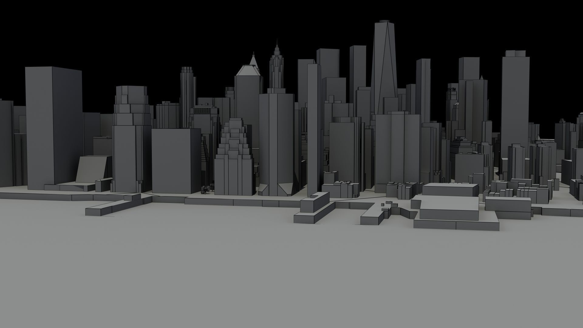 Manhattan NYC 3D model_26