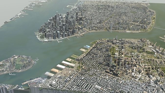 Manhattan NYC 3D model 4