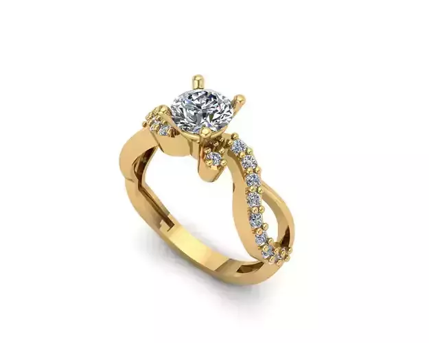 Solitaire ring