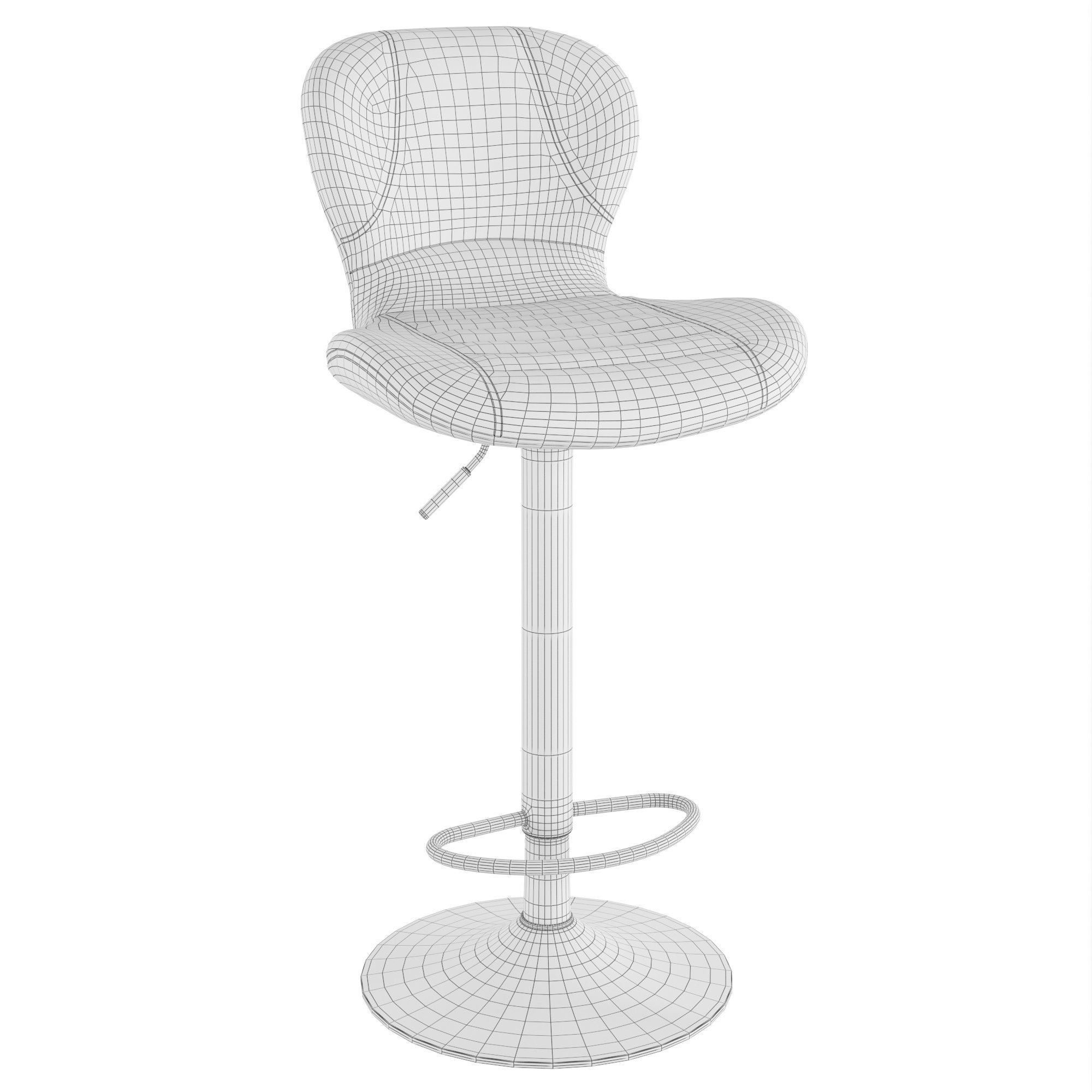 Bar stool Hold 3D model_1