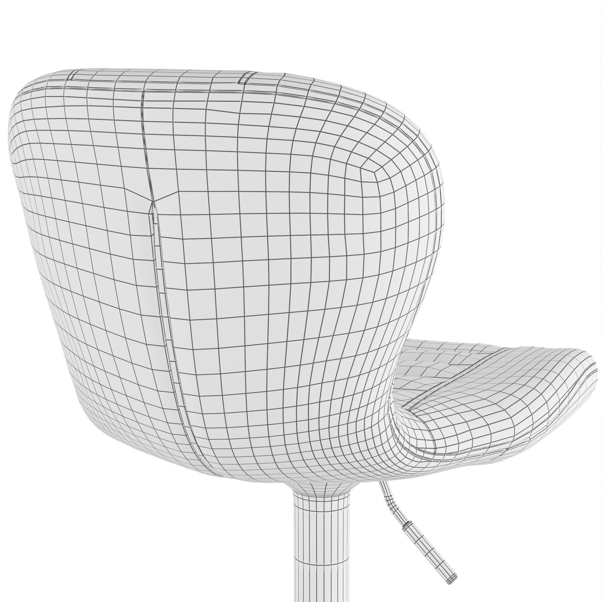 Bar stool Hold 3D model_7