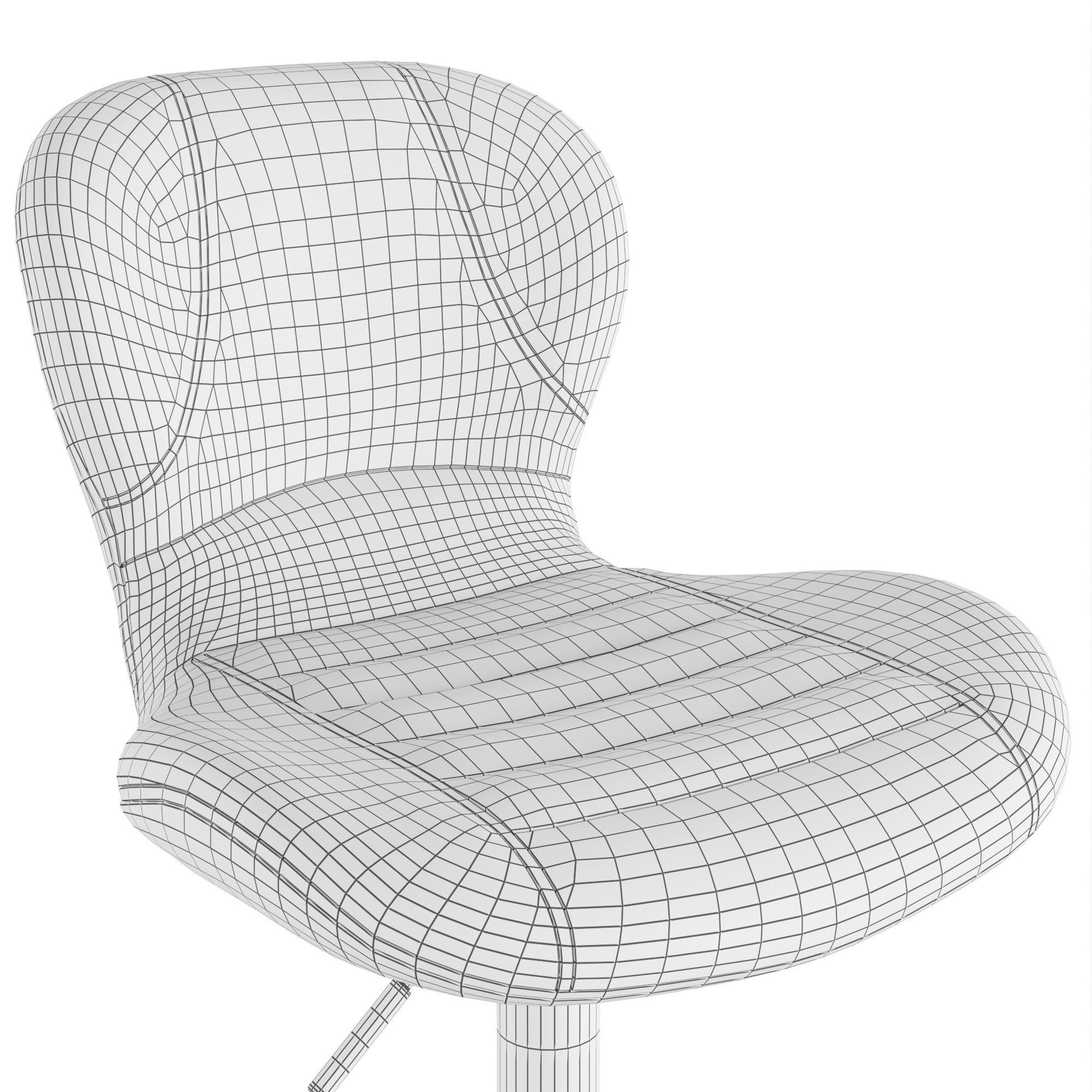 Bar stool Hold 3D model_5