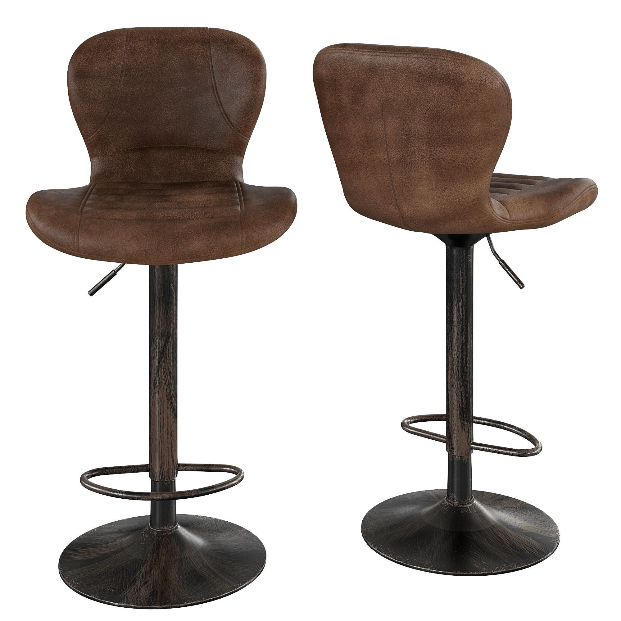 Bar stool Hold 3D model_2