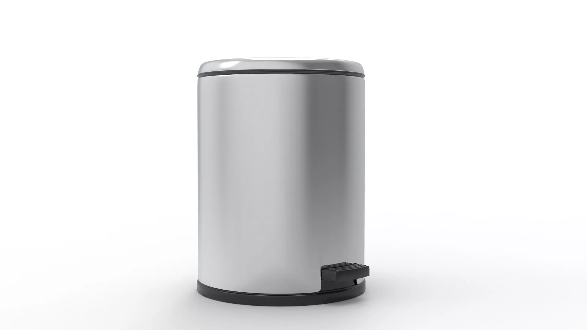 TRASH CAN Low-poly 3D model