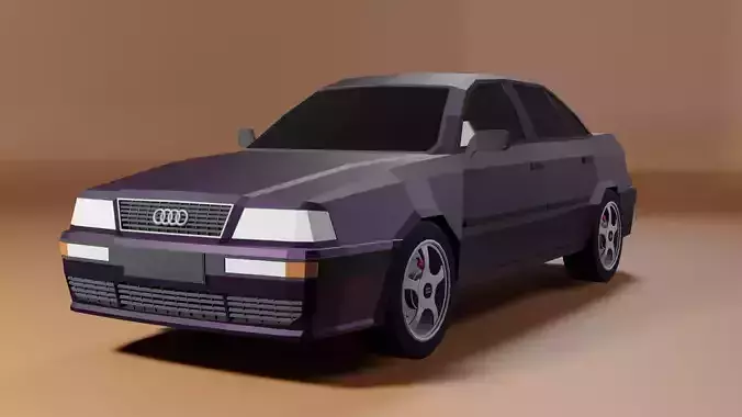 Audi 80 B4 low poly 
