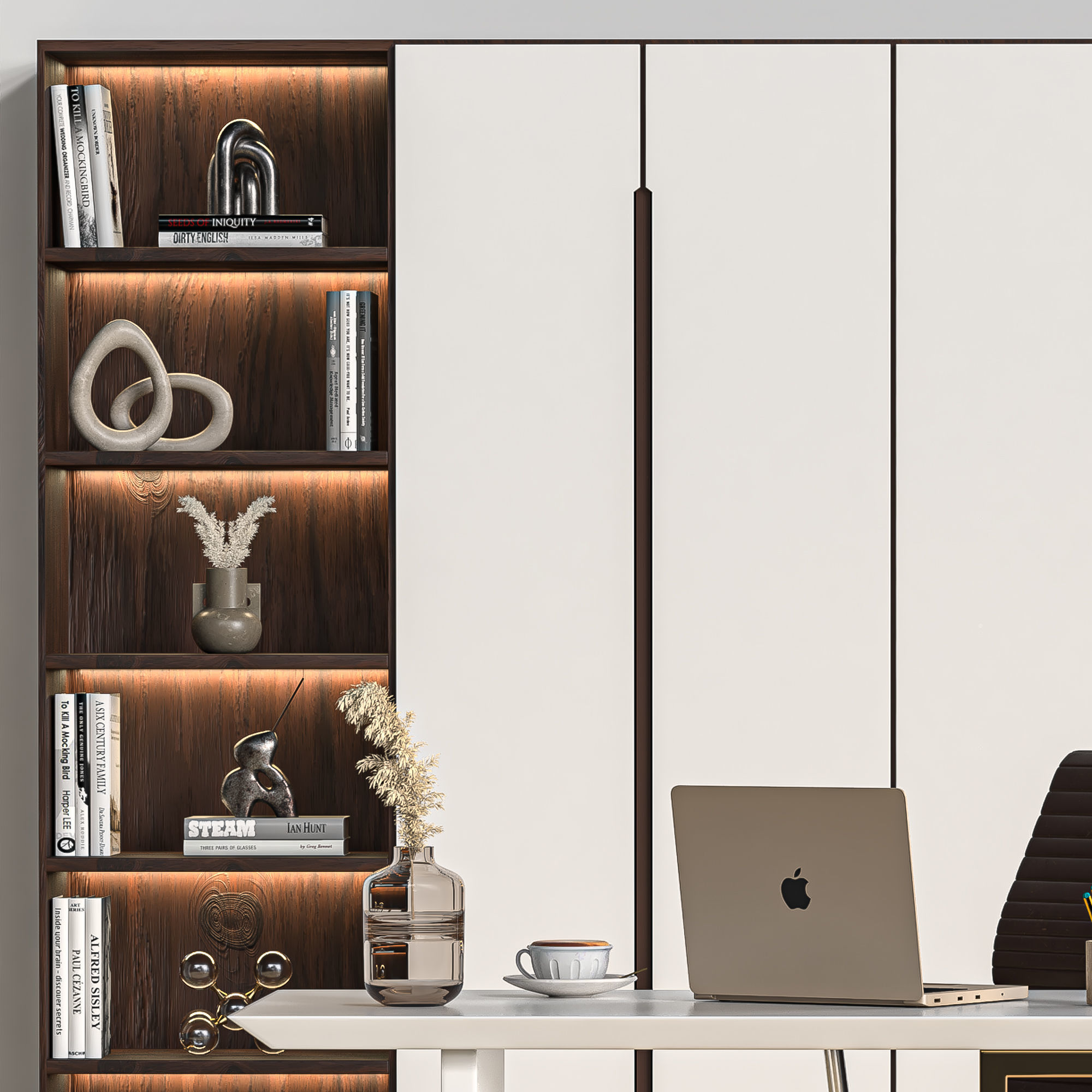 Workplace 01 3D model_2