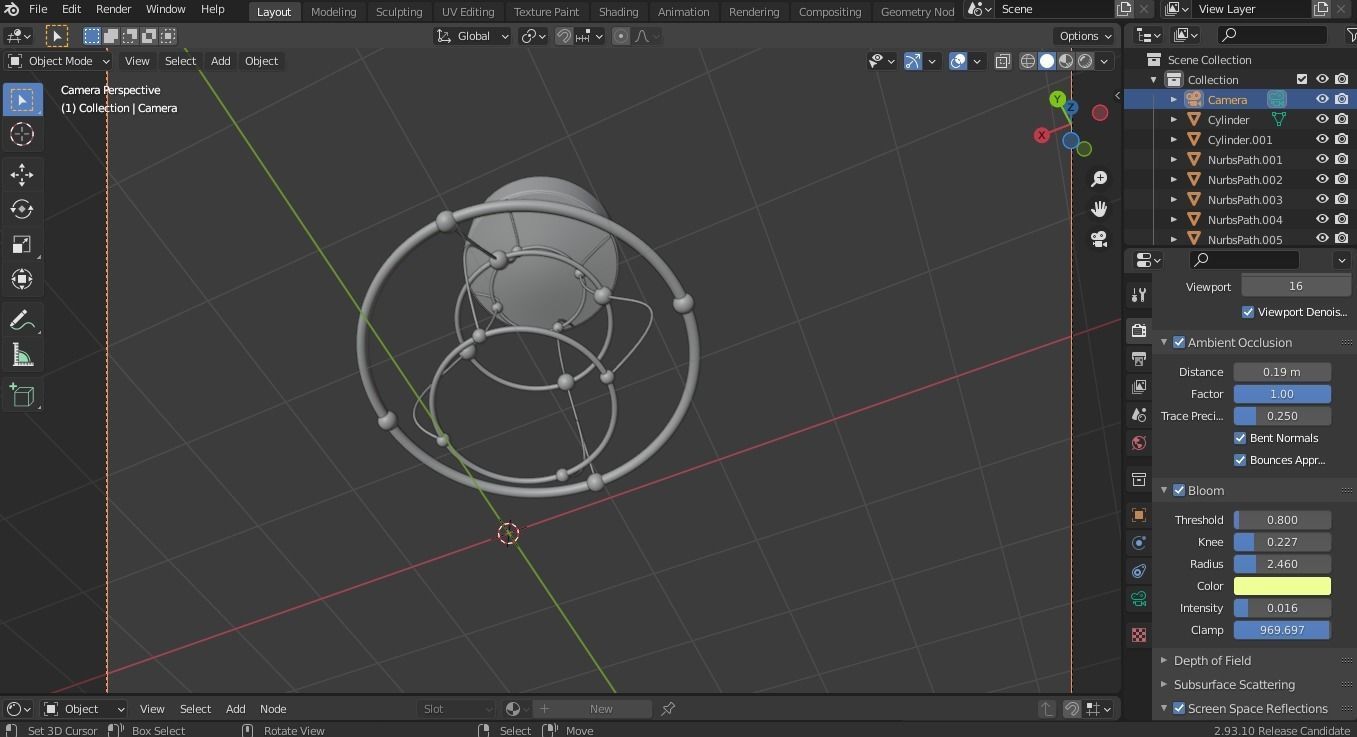 Interior 3d Glow Lights Model 3D model_1