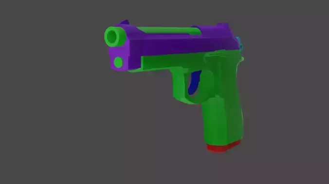 Textureless M9 Beretta