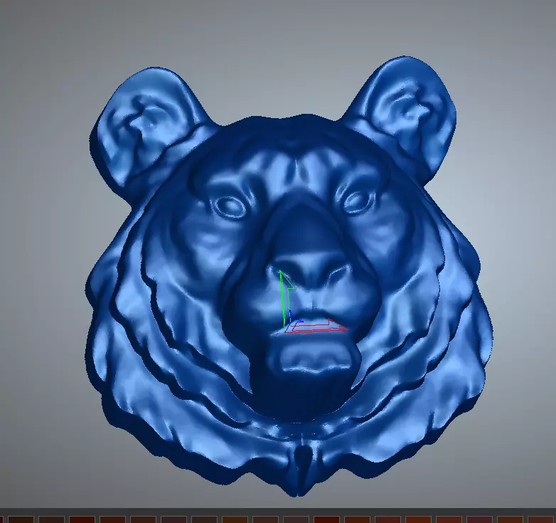 lion head 3D print model