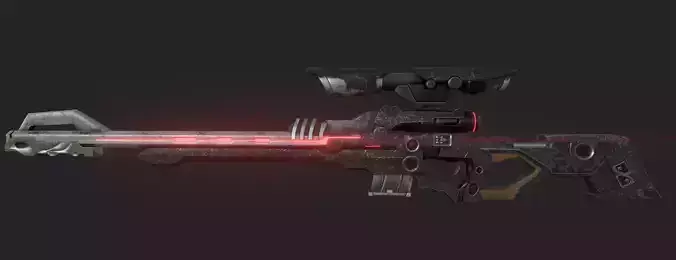 Sci-fi sniper rifle